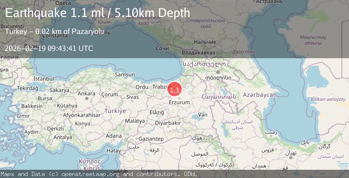 Map of EASTERN TURKEY