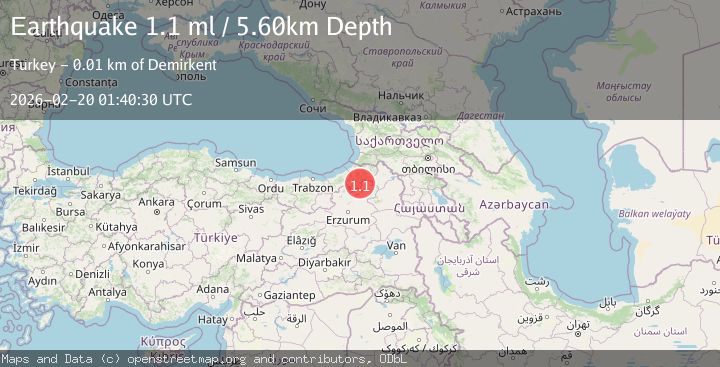 Map of EASTERN TURKEY