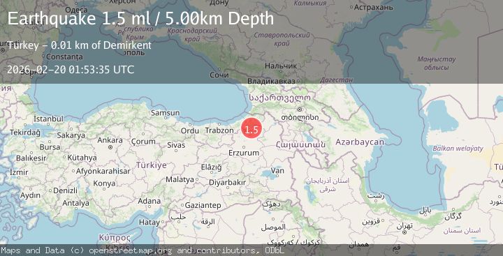 Map of EASTERN TURKEY