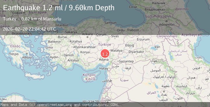 Map of CENTRAL TURKEY