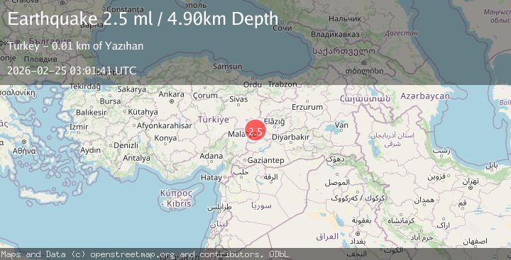 Map of EASTERN TURKEY