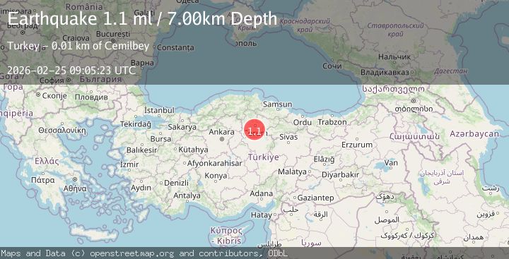 Map of CENTRAL TURKEY