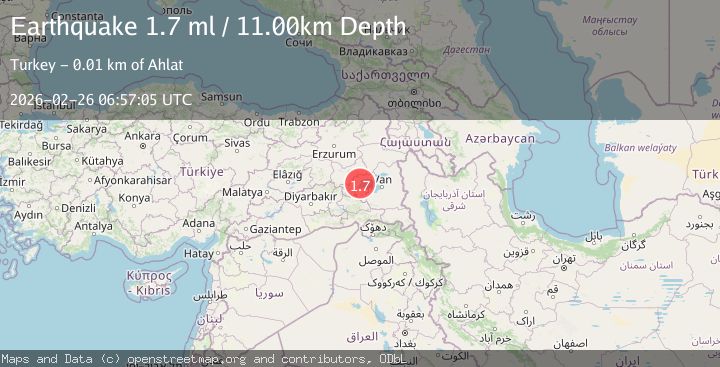 Map of EASTERN TURKEY