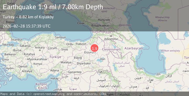 Map of EASTERN TURKEY