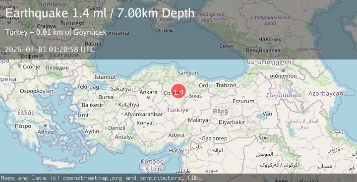 Map of CENTRAL TURKEY