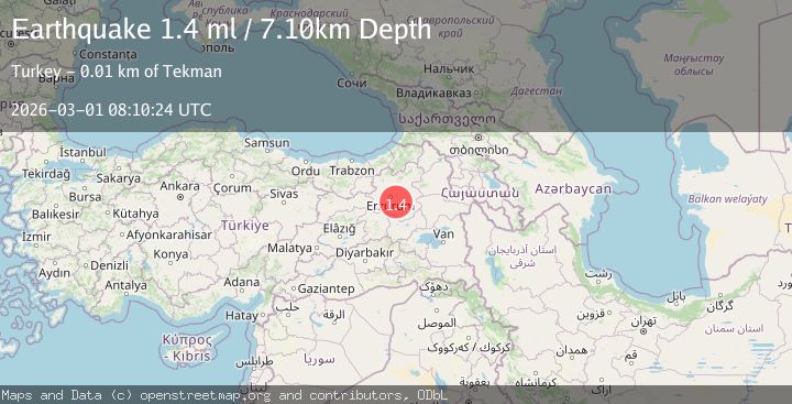 Map of EASTERN TURKEY