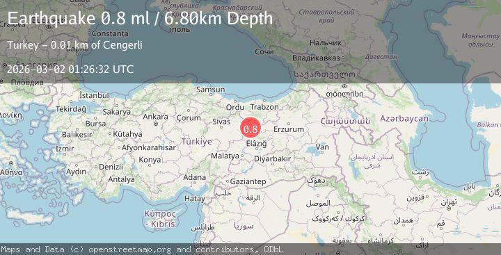 Map of EASTERN TURKEY