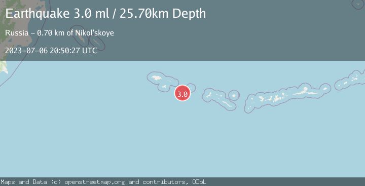 Map of RAT ISLANDS, ALEUTIAN ISLANDS