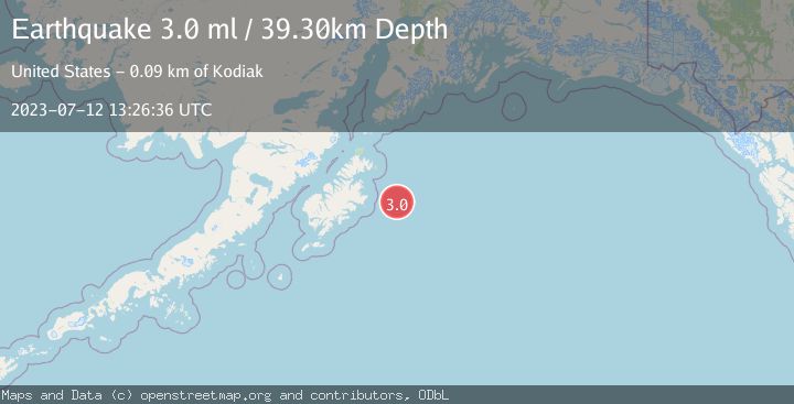 Map of GULF OF ALASKA