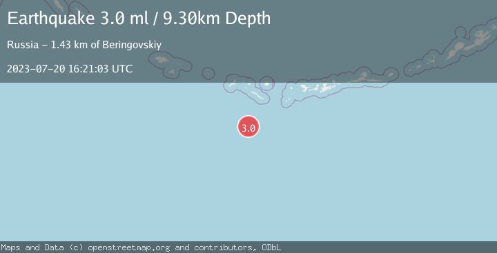 Map of RAT ISLANDS, ALEUTIAN ISLANDS