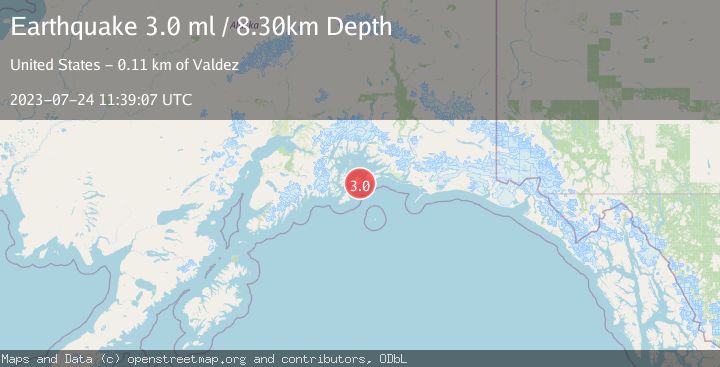 Map of SOUTHERN ALASKA
