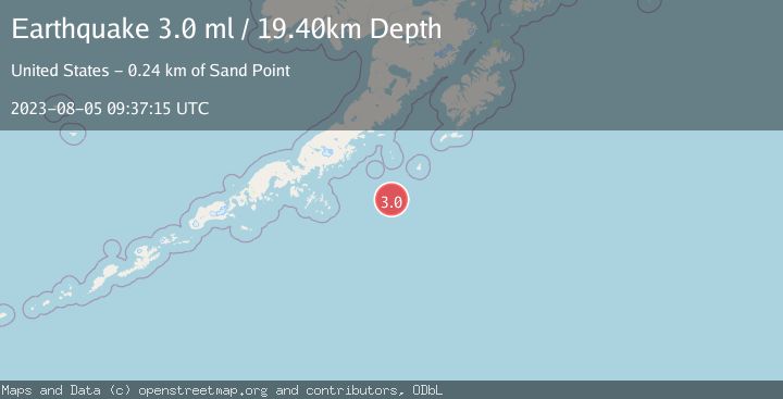 Map of SOUTH OF ALASKA