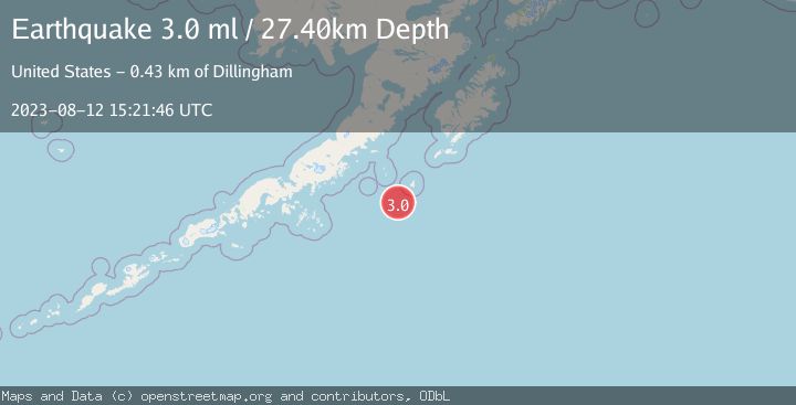 Map of SOUTH OF ALASKA
