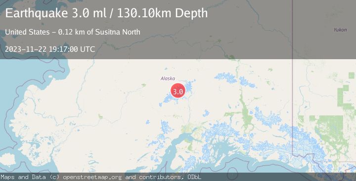 Map of CENTRAL ALASKA