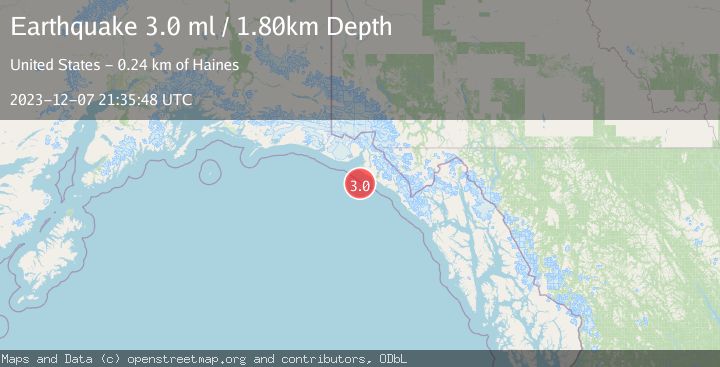 Map of SOUTHEASTERN ALASKA