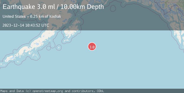 Map of GULF OF ALASKA