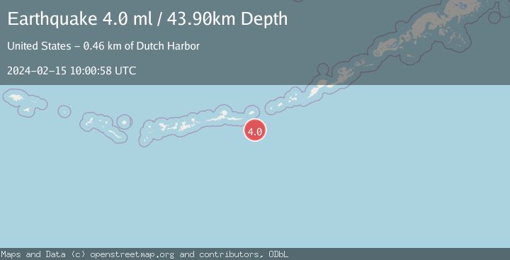 Map of ANDREANOF ISLANDS, ALEUTIAN IS.