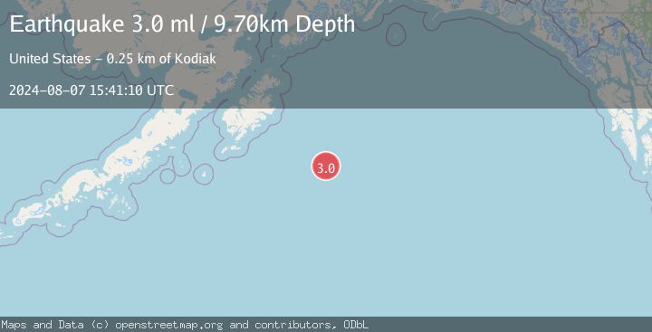 Map of GULF OF ALASKA
