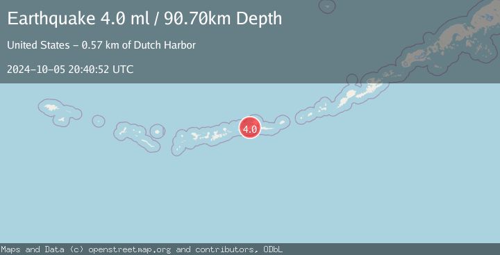 Map of ANDREANOF ISLANDS, ALEUTIAN IS.