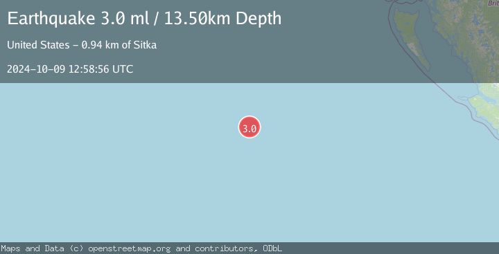 Map of SOUTH OF ALASKA