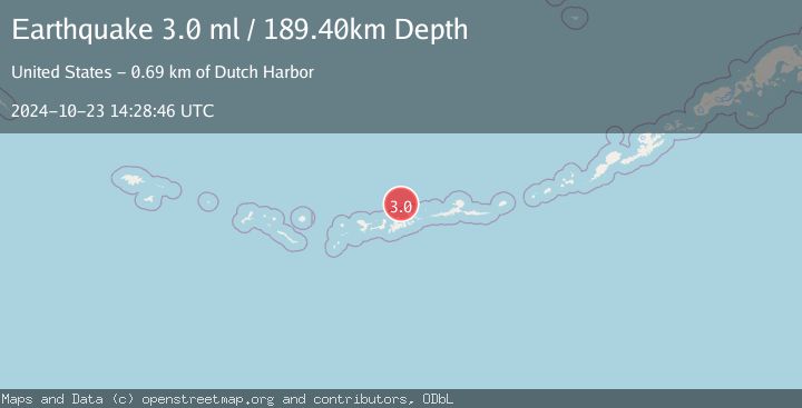 Map of ANDREANOF ISLANDS, ALEUTIAN IS.