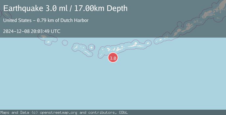 Map of ANDREANOF ISLANDS, ALEUTIAN IS.