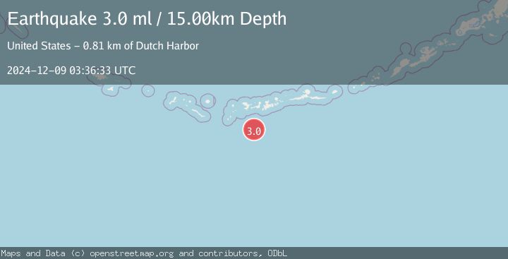 Map of ANDREANOF ISLANDS, ALEUTIAN IS.
