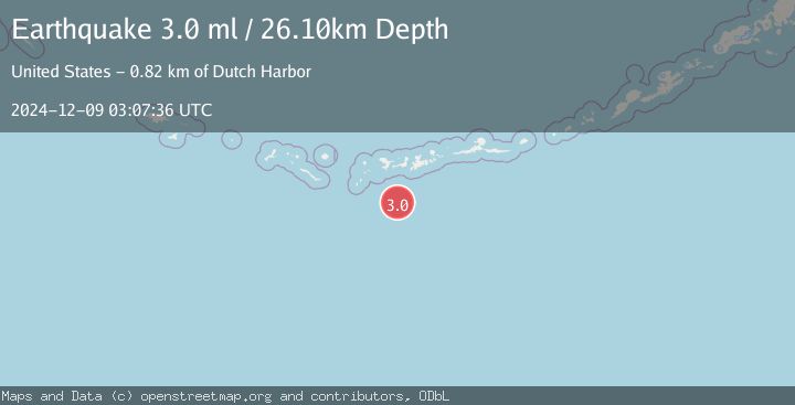 Map of ANDREANOF ISLANDS, ALEUTIAN IS.