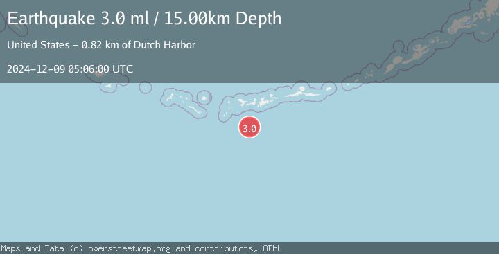 Map of ANDREANOF ISLANDS, ALEUTIAN IS.