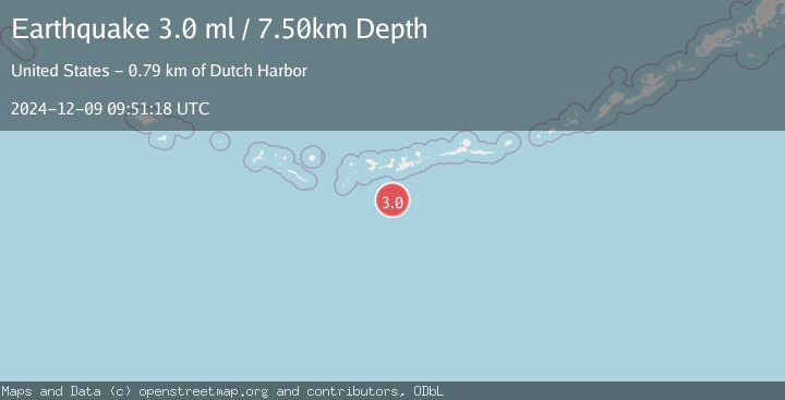 Map of ANDREANOF ISLANDS, ALEUTIAN IS.