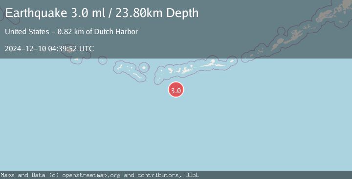 Map of ANDREANOF ISLANDS, ALEUTIAN IS.