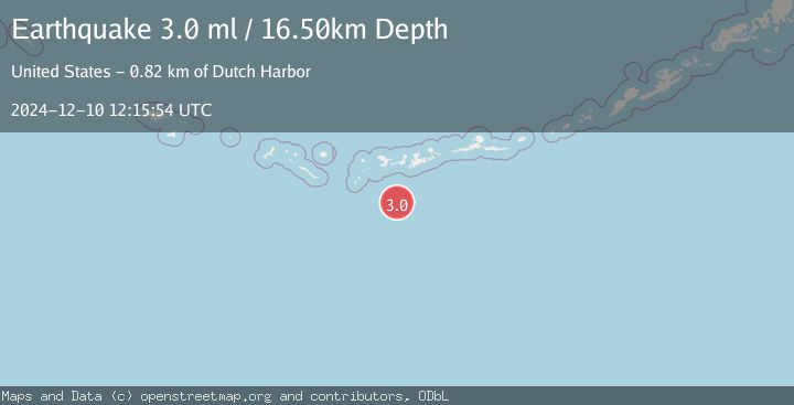 Map of ANDREANOF ISLANDS, ALEUTIAN IS.