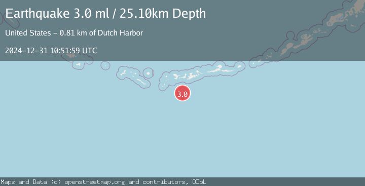 Map of ANDREANOF ISLANDS, ALEUTIAN IS.