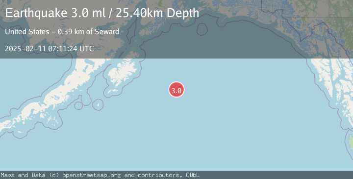 Map of GULF OF ALASKA