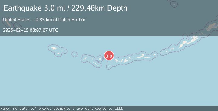 Map of ANDREANOF ISLANDS, ALEUTIAN IS.