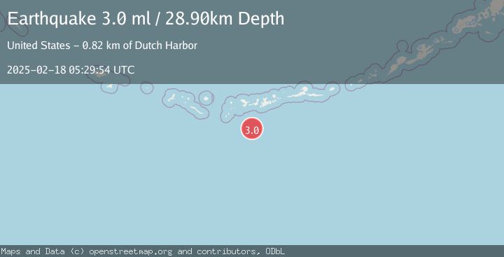 Map of ANDREANOF ISLANDS, ALEUTIAN IS.