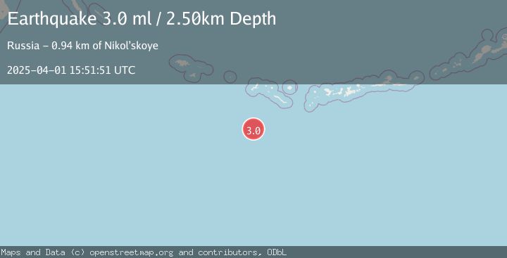 Map of RAT ISLANDS, ALEUTIAN ISLANDS