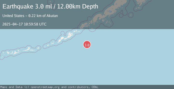 Map of SOUTH OF ALASKA