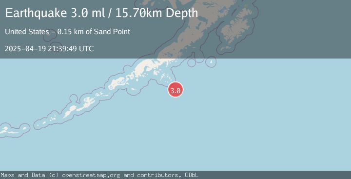 Map of SOUTH OF ALASKA