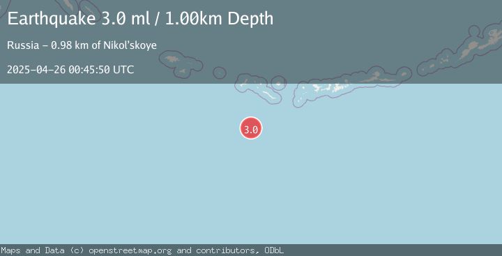 Map of RAT ISLANDS, ALEUTIAN ISLANDS