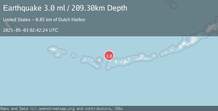 Map of ANDREANOF ISLANDS, ALEUTIAN IS.