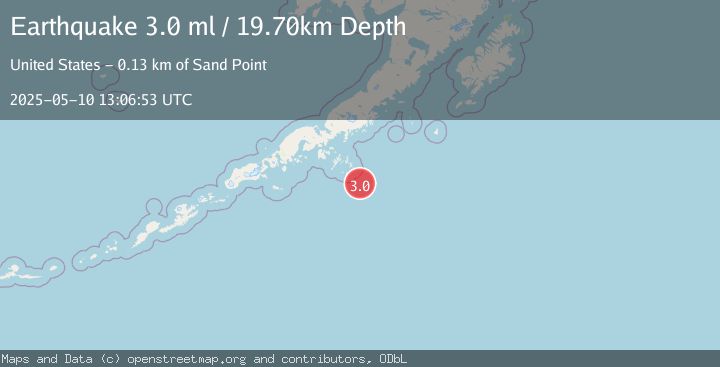 Map of SOUTH OF ALASKA