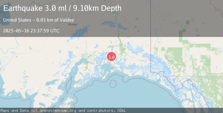 Map of SOUTHERN ALASKA