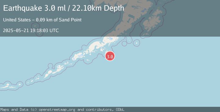 Map of SOUTH OF ALASKA