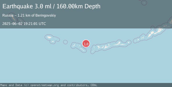 Map of RAT ISLANDS, ALEUTIAN ISLANDS