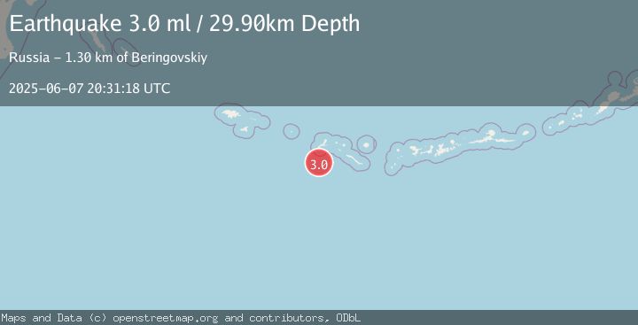 Map of RAT ISLANDS, ALEUTIAN ISLANDS
