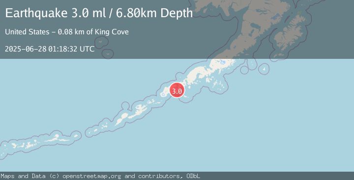 Map of UNIMAK ISLAND REGION, ALASKA