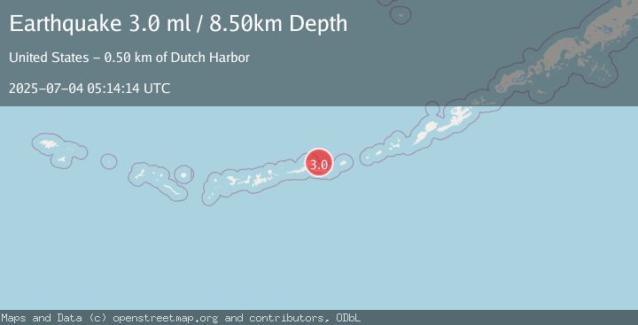 Map of ANDREANOF ISLANDS, ALEUTIAN IS.
