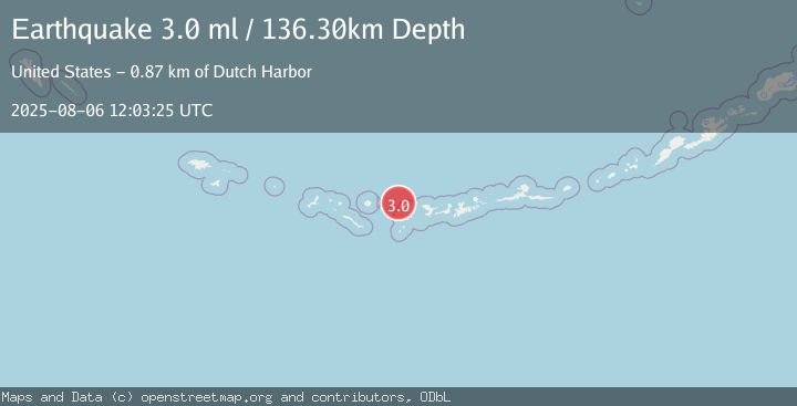 Map of ANDREANOF ISLANDS, ALEUTIAN IS.