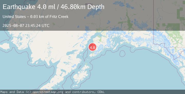Map of KENAI PENINSULA, ALASKA